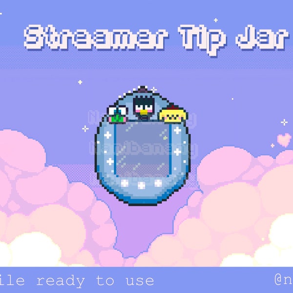 Kawaii Frog Pinguine Puppy Tamagottchhi Streamer Hype Cup /  Tip Jar / Bit Jar Ready to use