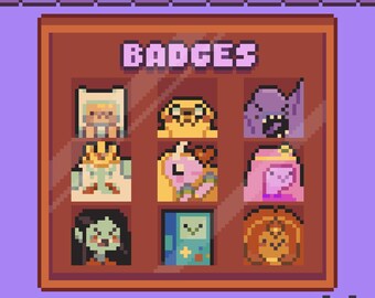 9 Emblemas de Sub Aconchegantes | Emotes Estéticos Retrô 8 bits