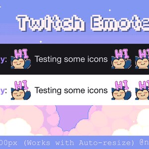 Blushing Cute Snorlax Hi Hello Emote for Discord Twitch Youtube ...