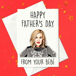 Feliz día del Padre de tu bebe - Funny Schitt's Creek Inspired Father's Day Card