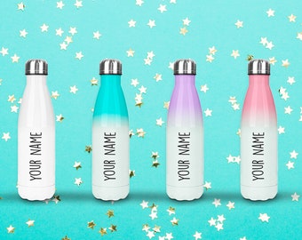 Personalised Water Bottle - Leak-Proof, BPA-Free Stainless Steel, Reusable Water Bottle, Keeps Cold for 24+ Hrs, Hot for 12 Hrs