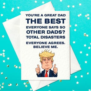 Carte Donald Trump pour la fête des pères – drôle et politique | Cartes piquantes