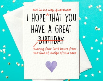 Birthday Card for Solicitor / Lawyer - Funny Legal Birthday Card (A6)