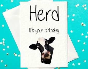 Herd it's your birthday card