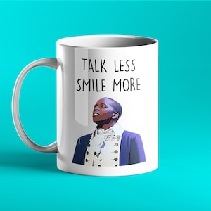 Hamilton The Musical Personalised Gift Mug – Burr, 'Talk Less, Smile More'