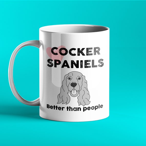 COCKER SPANIEL 11oz ceramic gift mug Dishwasher safe Can be personalised COCKER SPANIEL 11oz ceramic gift mug Dishwasher safe Can be personalised