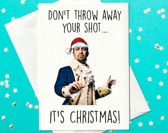 Gooi je foto niet weg - It's Christmas - Hamilton-kerstkaart met Lin-Manuel Miranda (A6)
