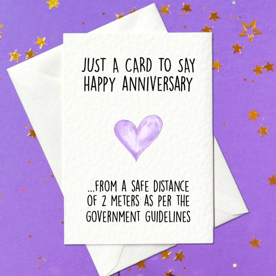 Juste Une Carte Pour Dire Joyeux Anniversaire A Une Distance Etsy