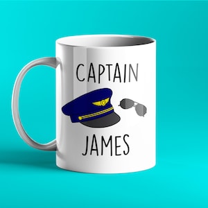 Personalised Captain&#39;s Mug - Perfect gift for any captain