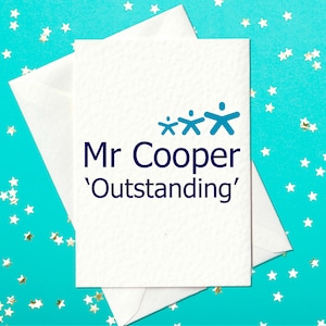 Carte de remerciement personnalisée professeur - Merci professeur, carte personnalisée professeur, Ofsted