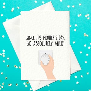 Tarjeta divertida para el Día de la Madre: diseño de termostato lindo y divertido