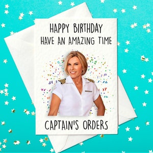 Käpt´n Sandy - Have an amazing time - Down Deck Karte - Alles Gute zum Geburtstag (A6)