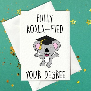 Volledig koala-fied (Your Degree) - Gepersonaliseerde afstudeerkaart