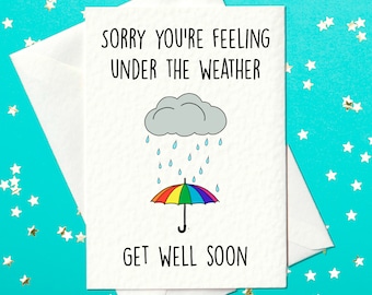 Sorry you're feeling under the weather - get well soon