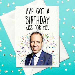 Matt Hancock - Carte Bisous d'anniversaire