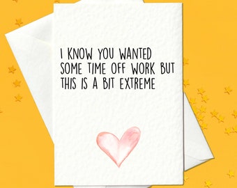 thinking of you card condolences card get well soon card Sorry card feel better soon I\u2019m sorry everything\u2019s a bit shit right now