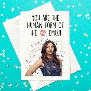 Gina Linetti - Brooklyn 99 - Carte d'anniversaire - Gina Linetti