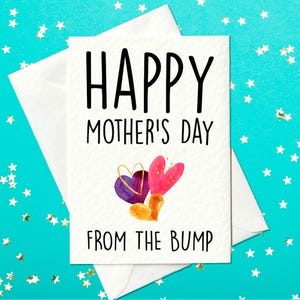 Cartão de Dia das Mães da Bump – Cartão fofo para futura mamãe