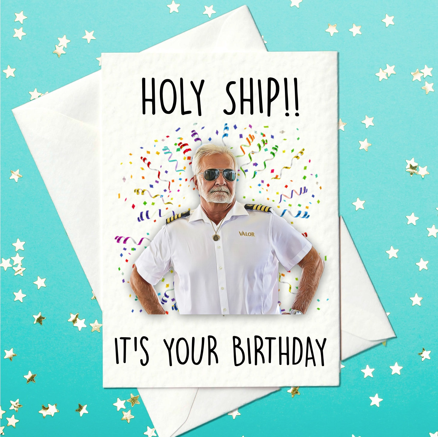 Holy Ship!!! It's your birthday - Below Deck Card - Captain Lee