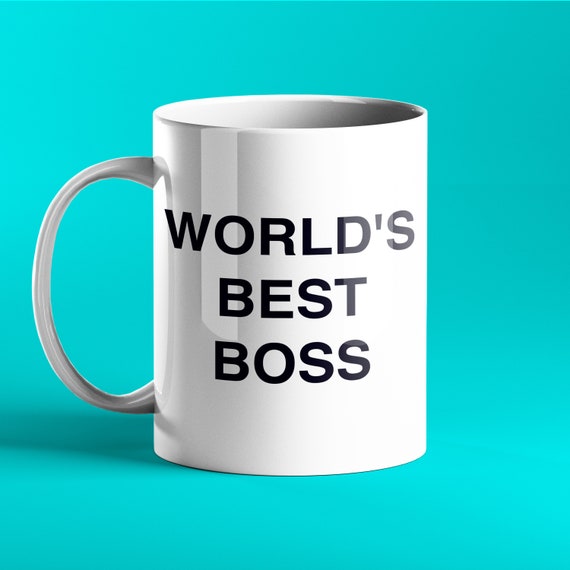 FUNNY PERSONALISED MUG World's Best Boss the Office Michael