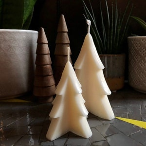 Weihnachtsbaumkerze, Weihnachtskerze, Rapswachskerze