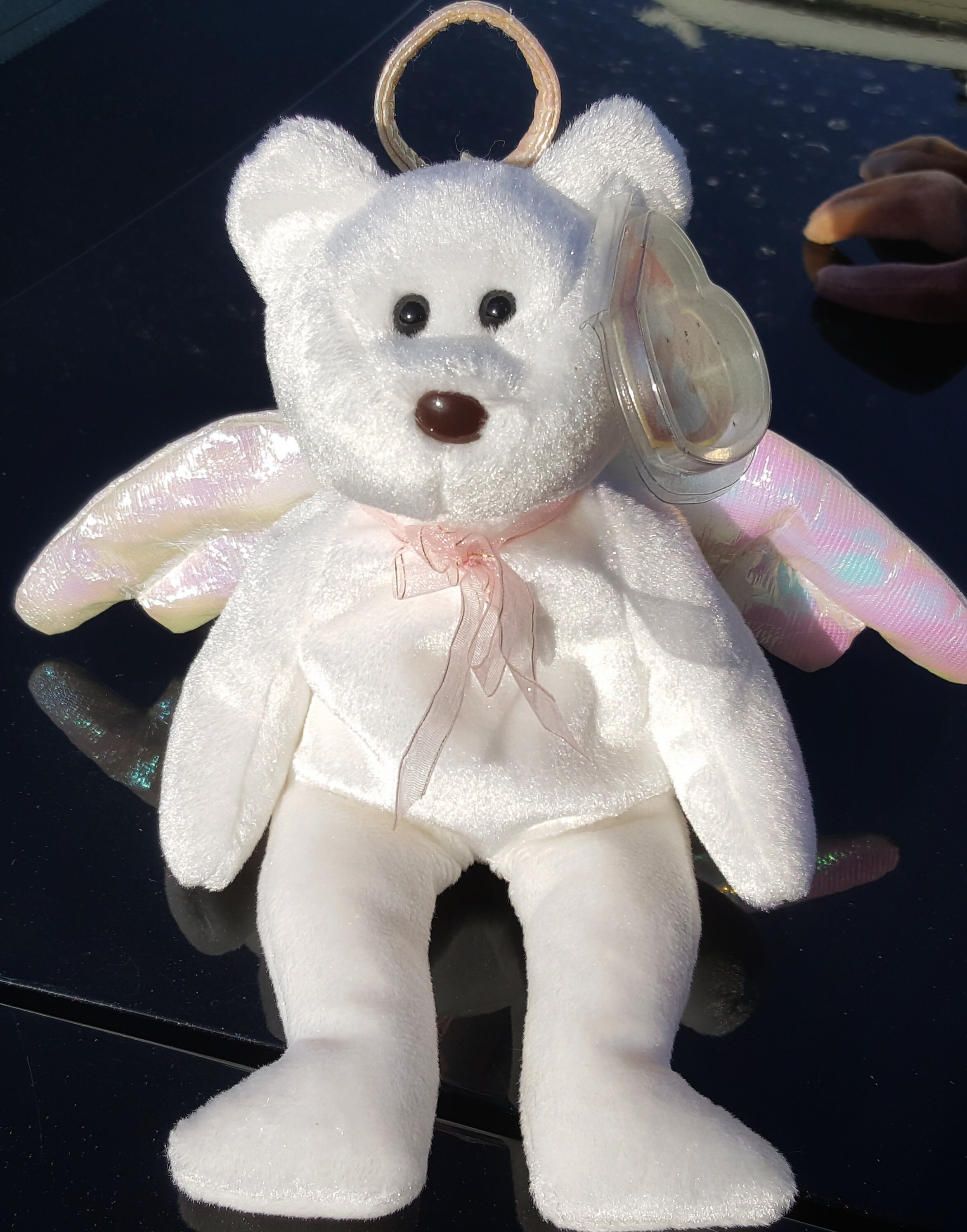 Halo Ty Beanie Baby Angel Bear Retired Collector Bear RARE | Etsy
