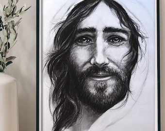 イエス・キリストの肖像画セット：神の絵、ポスター（デジタル