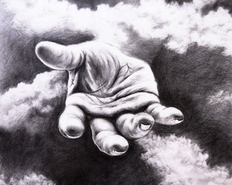 Hands Drawing Etsy Hands Drawing Etsy