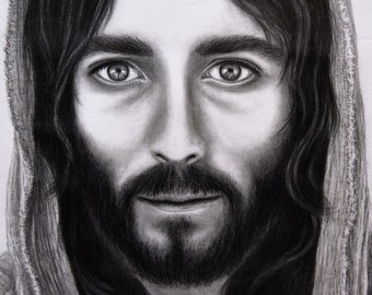 イエス・キリストの肖像画：「ナザレのイエス」。印刷可能な