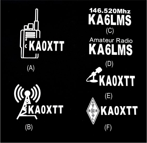 amature radio sticker Amature radio sticker
