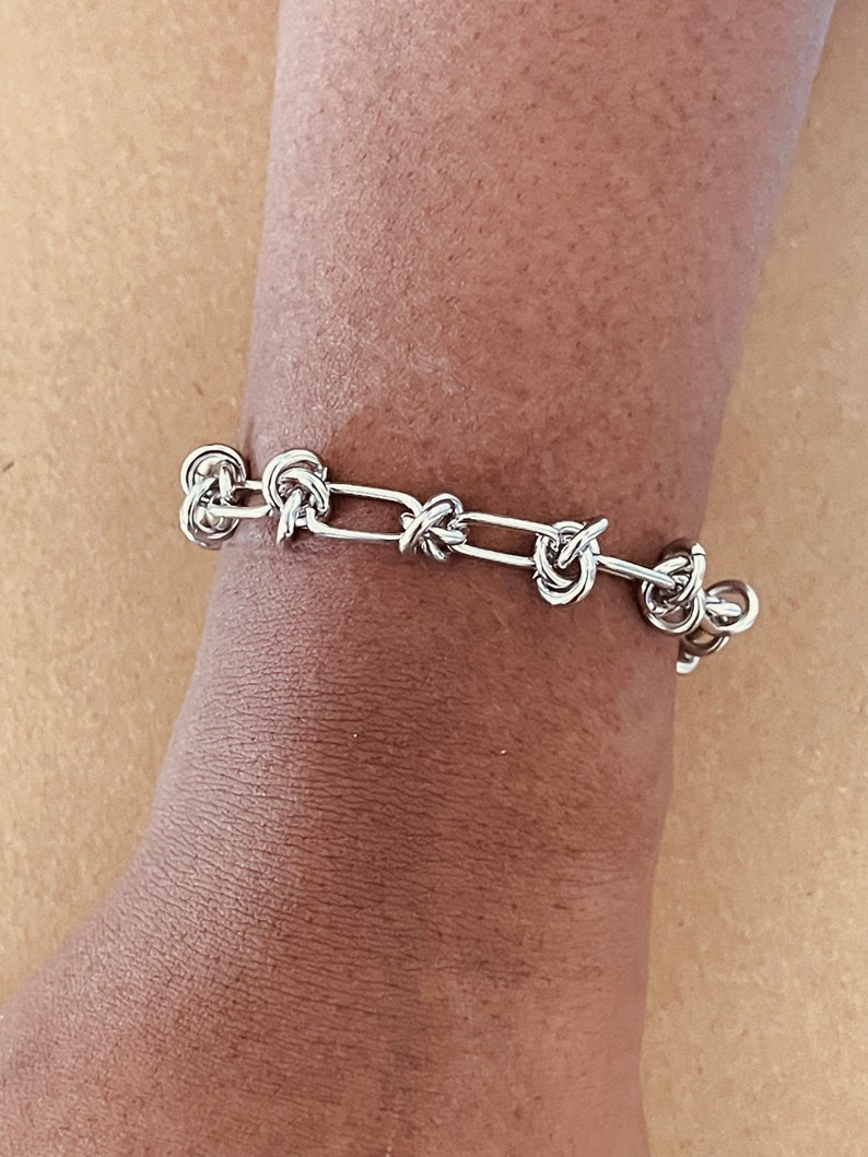 Stainless Steel Barbed Wire Bracelet Silver Bracelet Gold Etsy