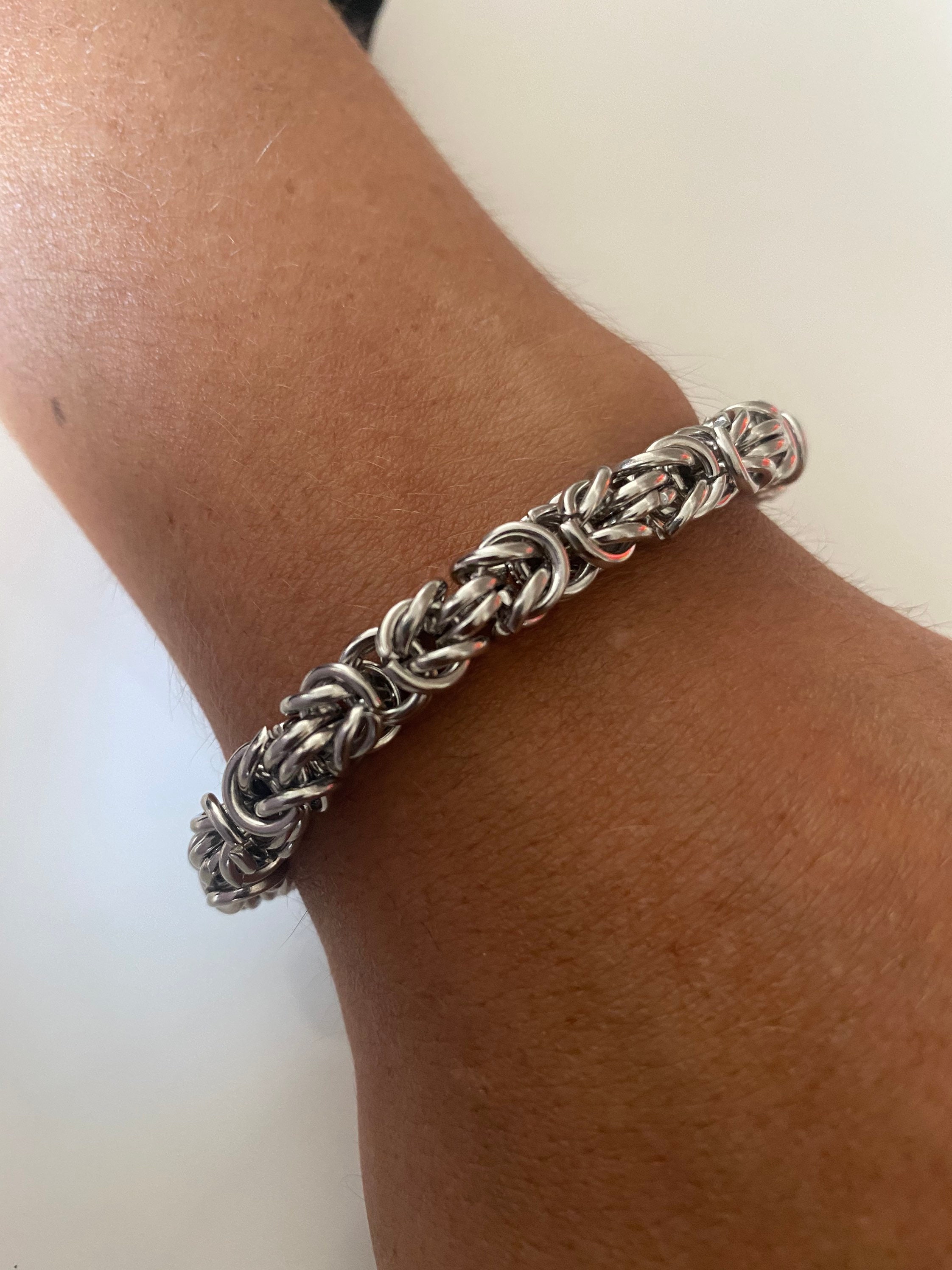 Rio Grande Sterling Silver Byzantine Chain Mail Bracelet Kit