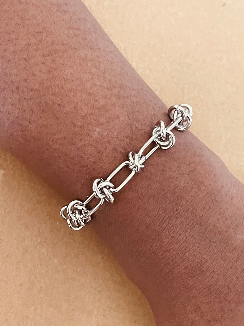 Stainless Steel Barbed Wire Bracelet Silver Bracelet Gold Etsy