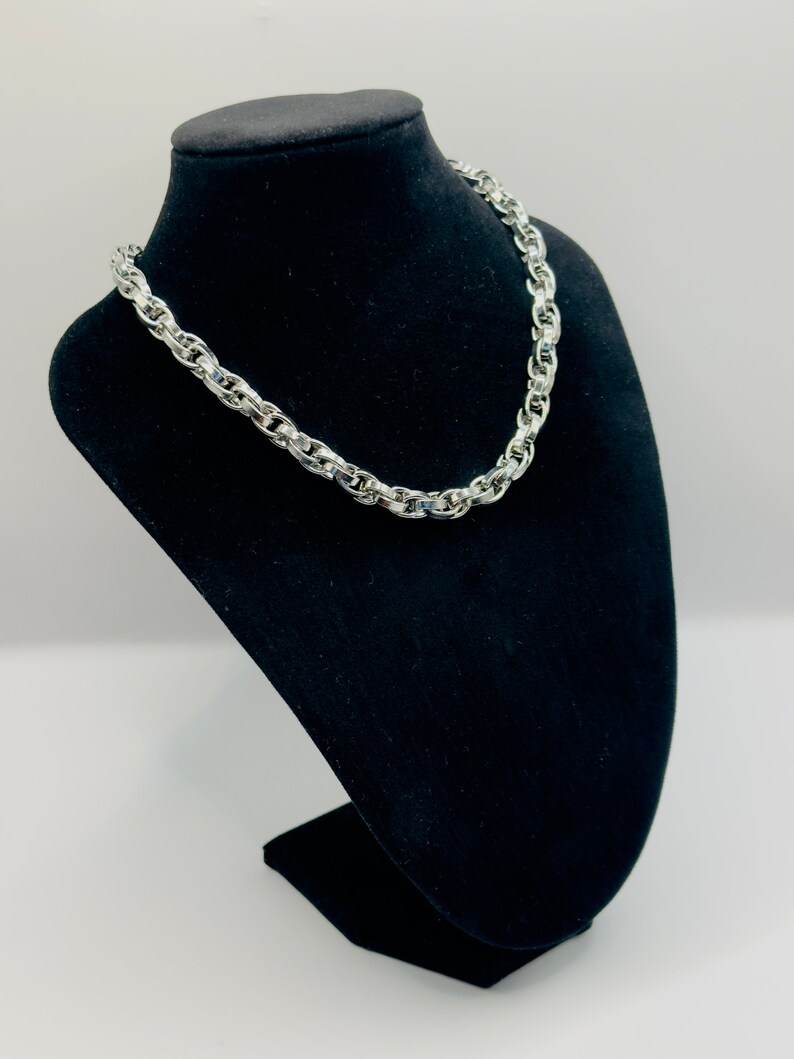 8mm Chunky Twist Rope Chain Link Necklace Stainless Steel Big Etsy