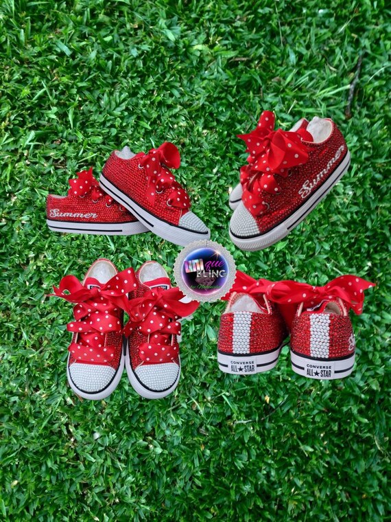 Kids Rhinestones Bling Canvas Shoes Etsy Ireland