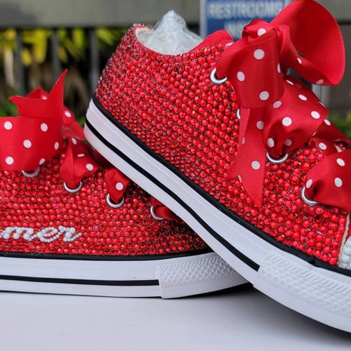 Store Kids Rhinestones Bling Canvas Shoes