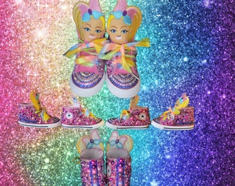 Patch Design High Top Canvas Shoes