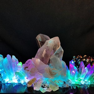 QUARTZ NIGHT LAMP, Self Love , See pics and video image 1