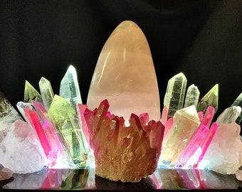 QUARTZ NIGHT LAMP, Abundant Love, See pictures and video