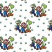 Beware Of Bowser-Nintendo Material-Super Mario- 43/44" -100% Cotton- Fabric by the yard-Springs Creative Preorder (6-26-18)