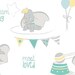 Dumbo-Flannel- 43/44" 100%- Fabric by the yard-Camelot Design Studio