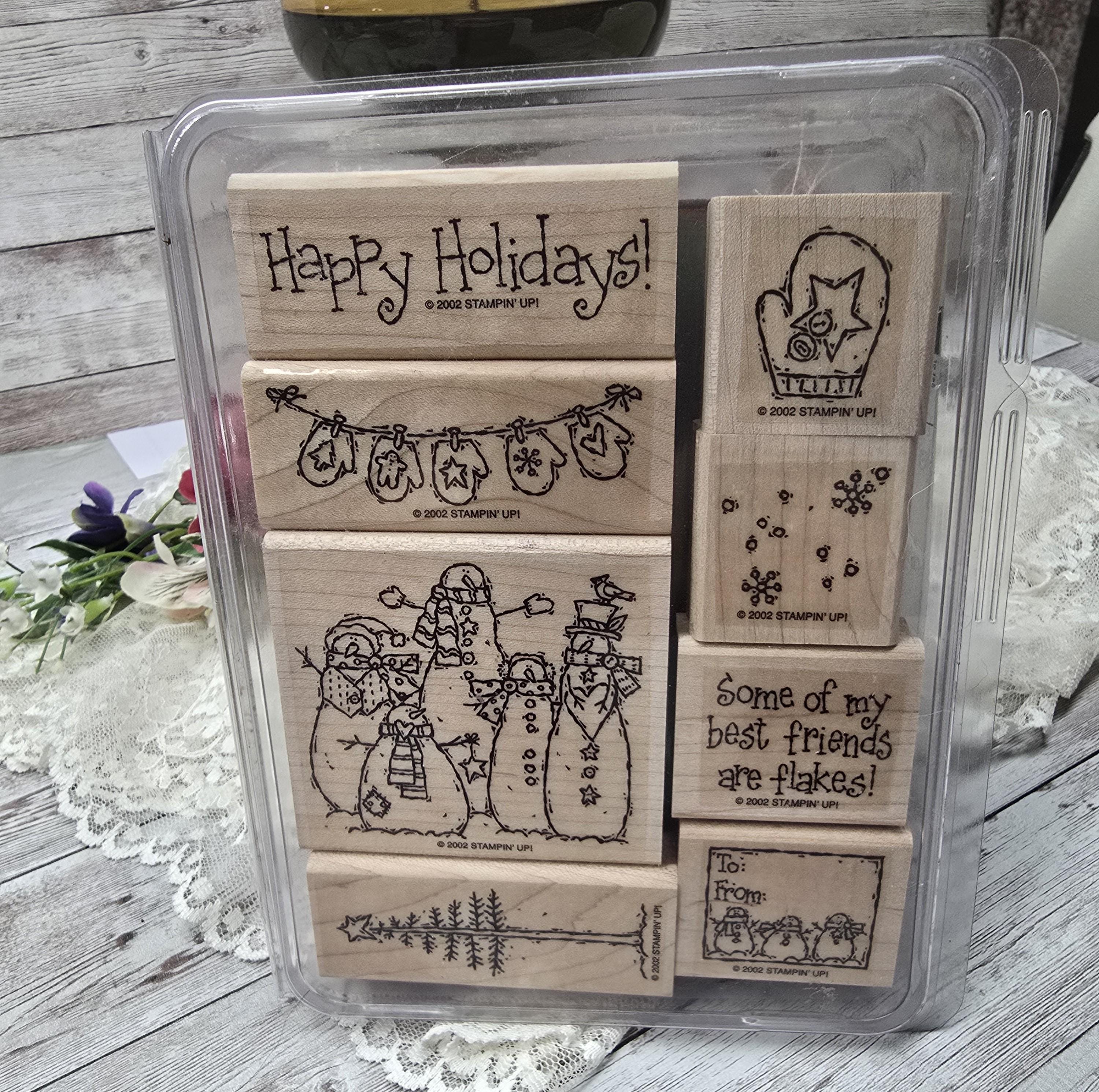 Stampin up Wood Mounted Rubber Stamp Set - Nautical Theme - Etsy