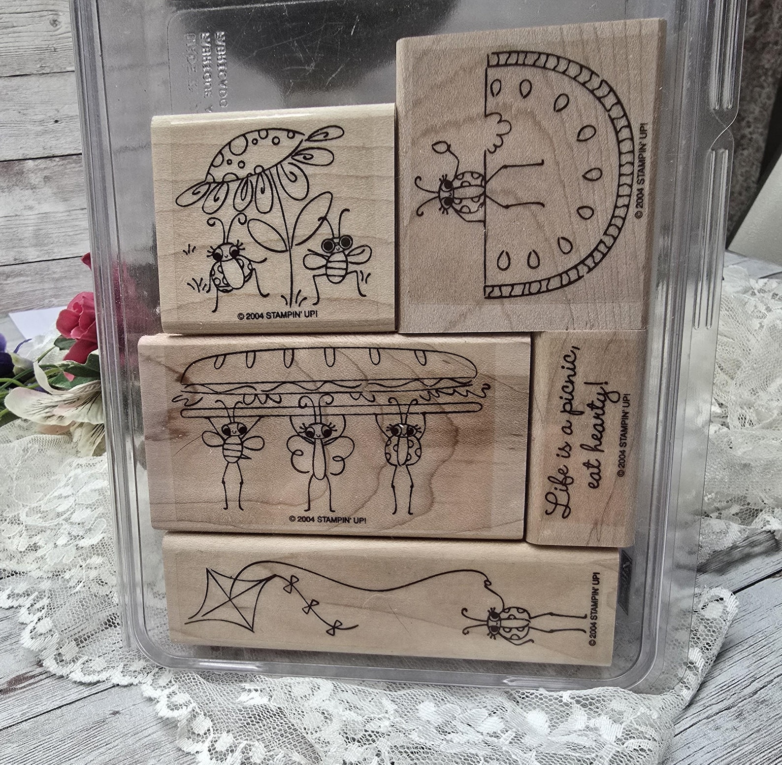 Stampin up Wood Mounted Rubber Stamp Set - Nautical Theme - Etsy