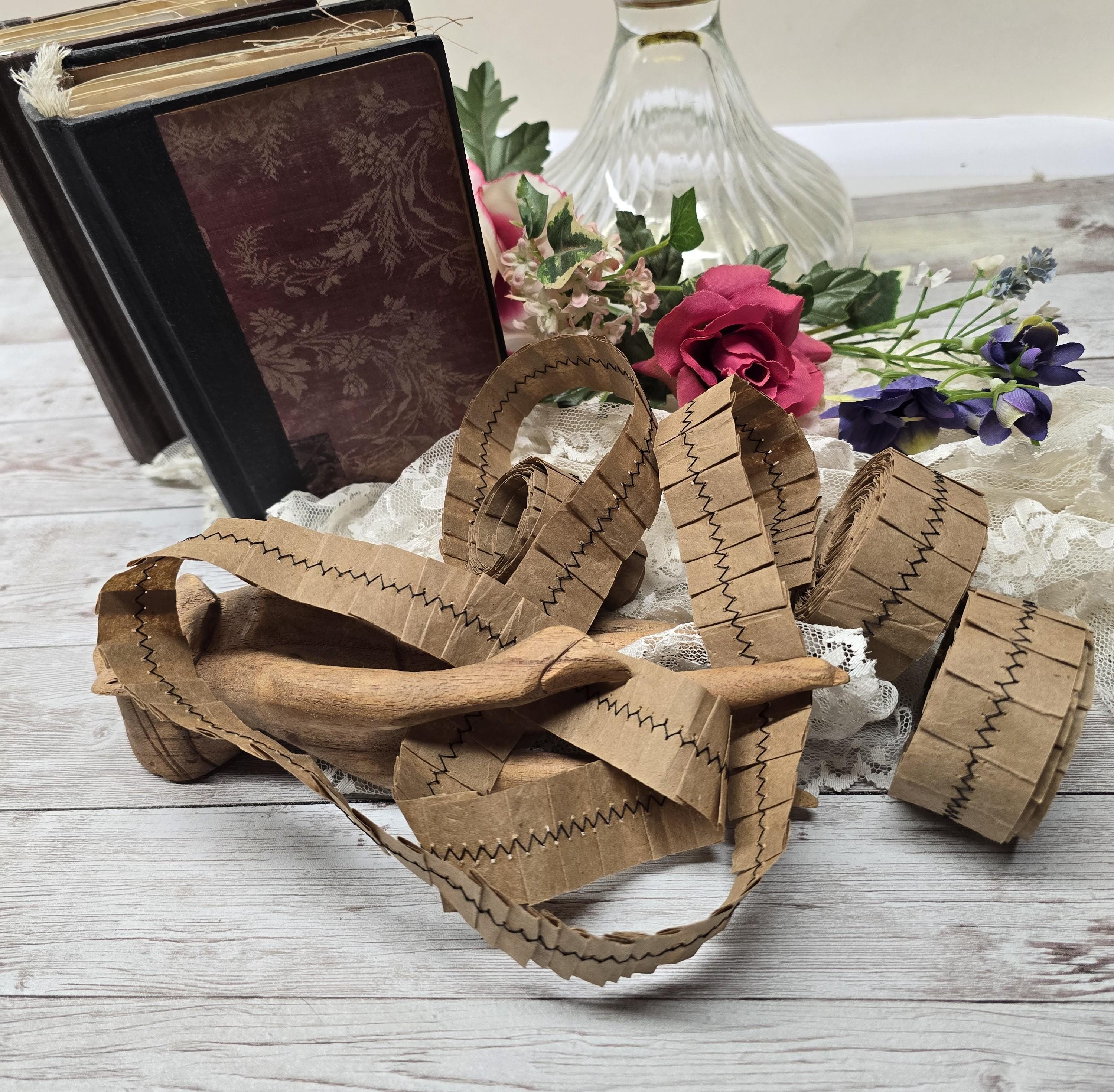 Handmade Paper Stitching Ruffle Ribbon, Edging, Strips - Etsy