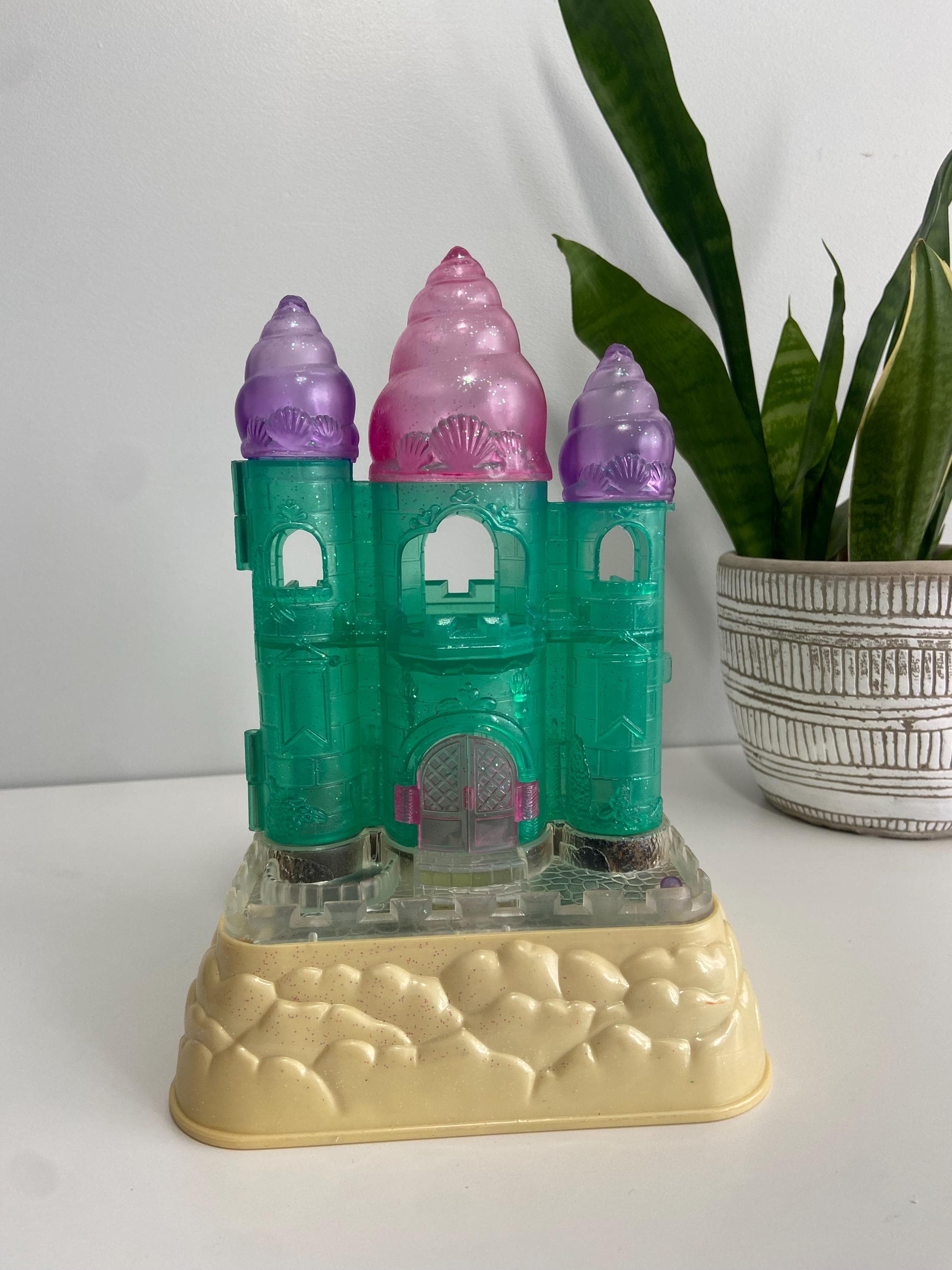 マーメイド城ウォーターマリン Vintage, Retro, Blue Box, Tiny Dreams Mermaid Undersea Castle