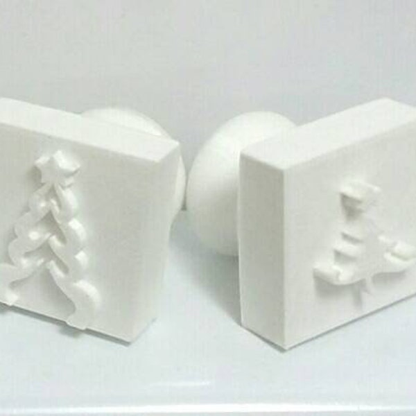 Soap Stamp Tiny Christmas Trees for Soap making, Decor, fondant,clay, cookies, pastry, pottery, baking