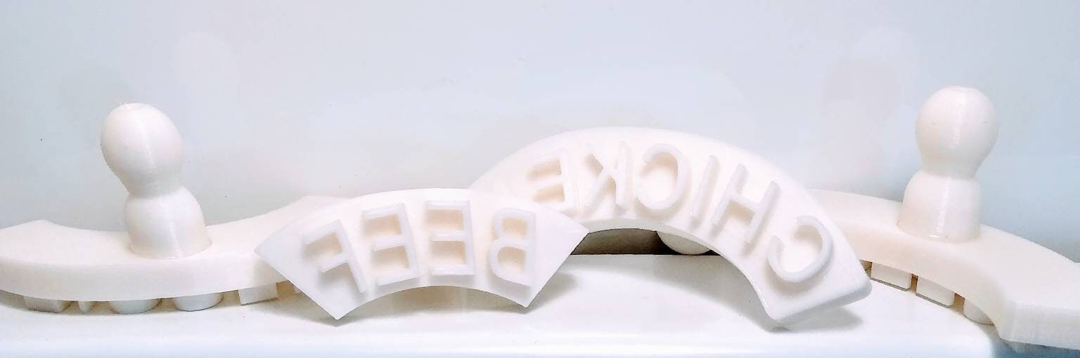 Empanada Pastry/dough Stamp Arched Includes Handle Etsy