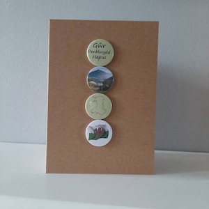 Cerdyn Penblwydd Hapus Gwr. Welsh Happy Birthday Husband card