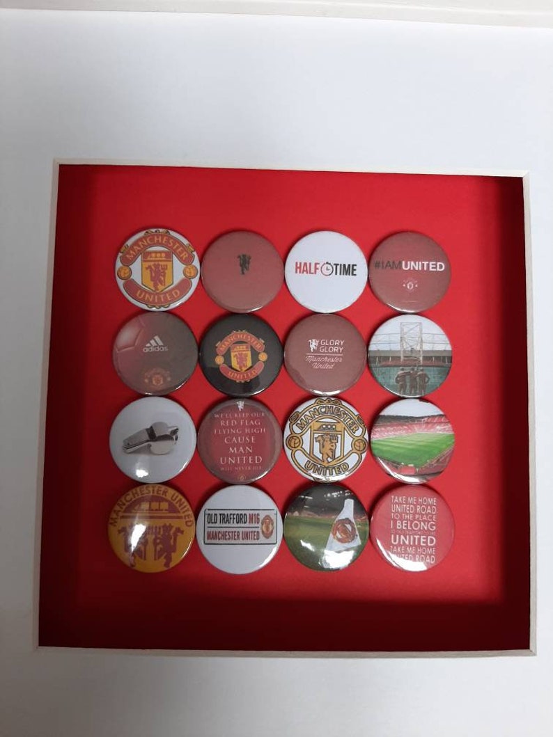Manchester United FC framed gift. Man Utd. Wall art. Etsy