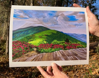 Roan Highlands Print- 11x14 inches.